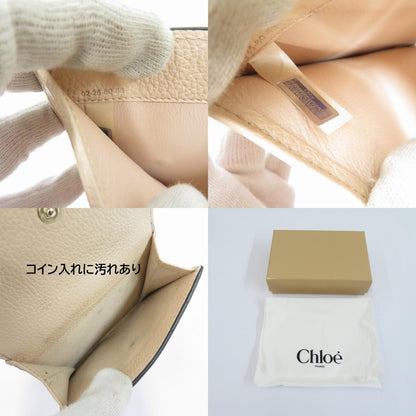 Chloe | クロエ アルファベット スモール トリフォールド ウォレット 三つ折り財布 CHC21WP945F576J5 ベージュ【瀬戸大橋店】