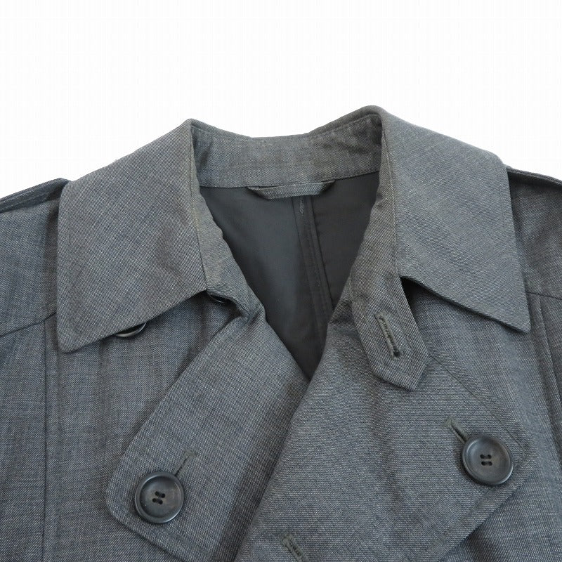 ARMANI COLLEZIONI | アルマーニコレッツォーニ トレンチコート グレー サイズ：46【瀬戸大橋店】