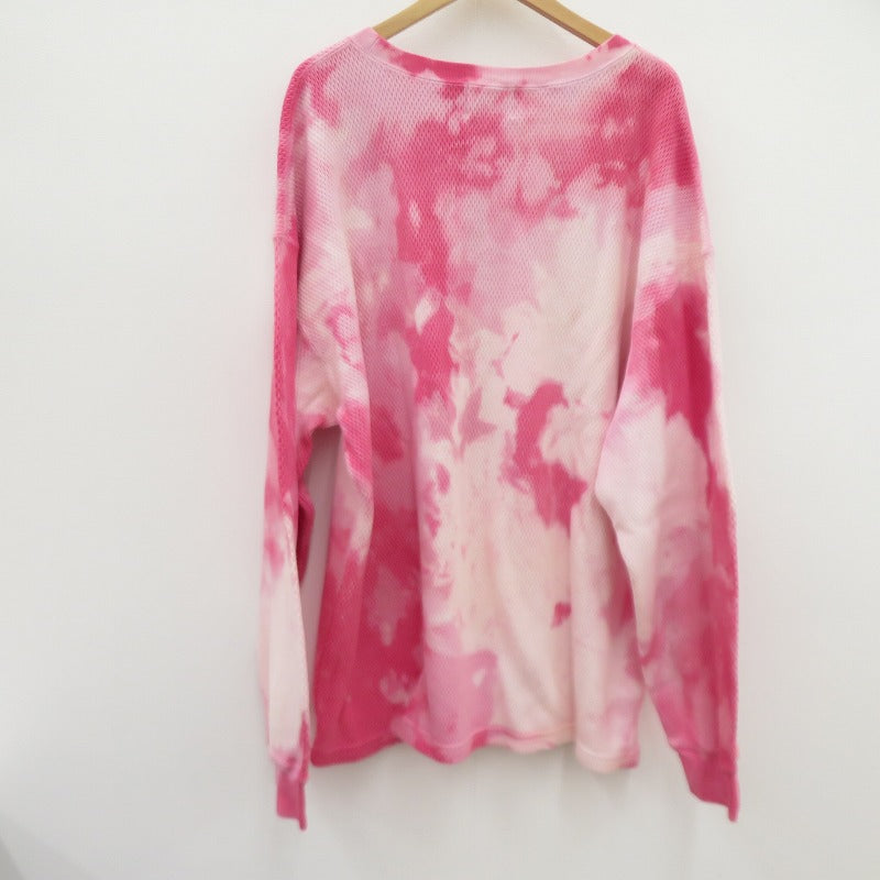 INDEPICT THERMAL L/S TEE 長袖Ｔシャツ IN24AW04c ピンク サイズ：XL【瀬戸大橋店】
