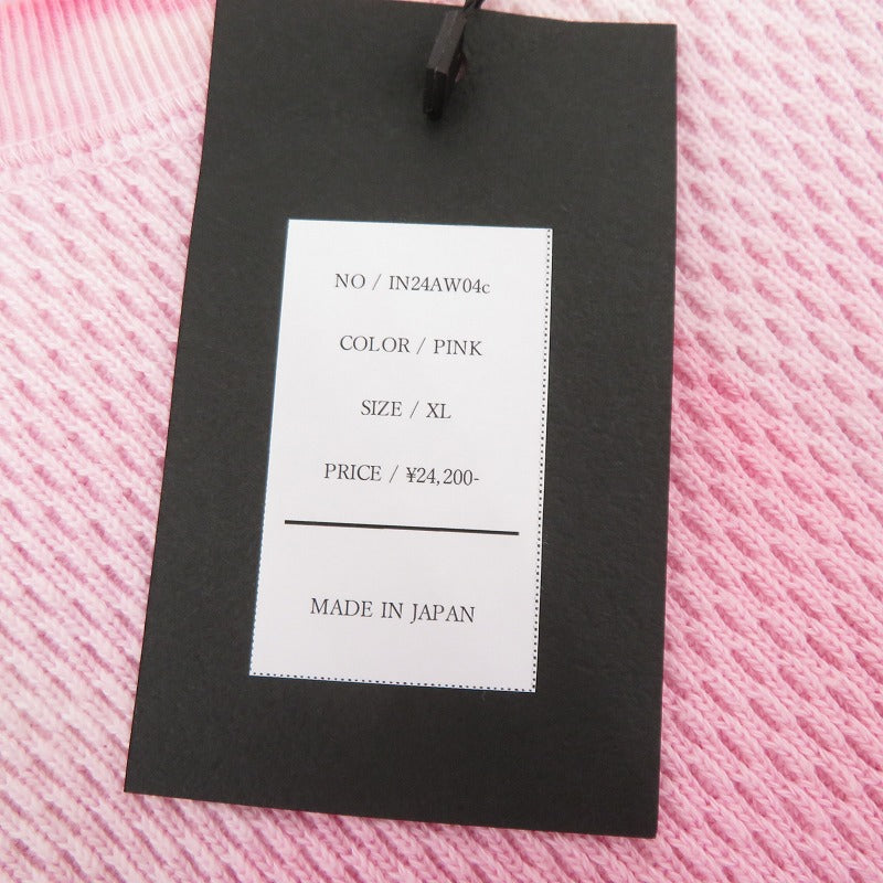 INDEPICT THERMAL L/S TEE 長袖Ｔシャツ IN24AW04c ピンク サイズ：XL【瀬戸大橋店】