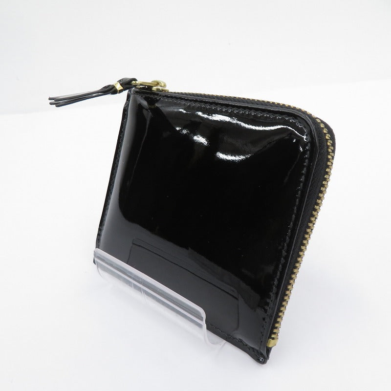 COMME des GARCONS | コムデギャルソン L字型 ミニ財布 コインケース SA3100GP ブラック【瀬戸大橋店】