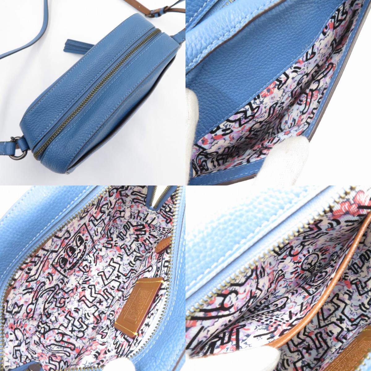 COACH | コーチ × キースへリング カメラバッグ ショルダーバッグ L1781-28664 ブルー【瀬戸大橋店】