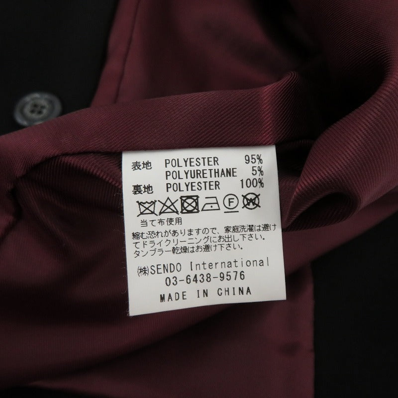 MLVINCE EASY TAILORED JACKET テーラードジャケット ブラック サイズ：L【瀬戸大橋店】