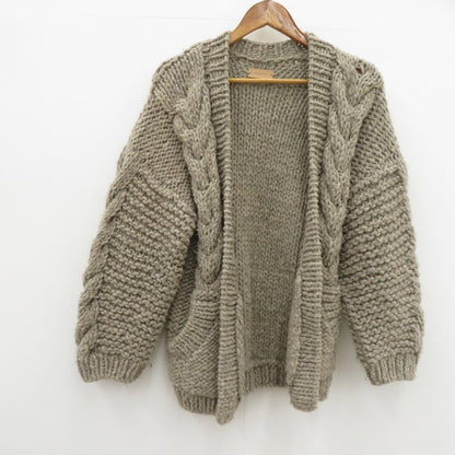 TODAYFUL | トゥデイフル Cable HandKnit Cardigan カーディガン 11820518 グレー サイズ：36【瀬戸大橋店】