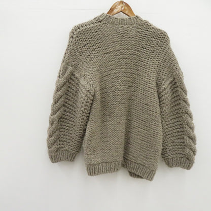 TODAYFUL | トゥデイフル Cable HandKnit Cardigan カーディガン 11820518 グレー サイズ：36【瀬戸大橋店】