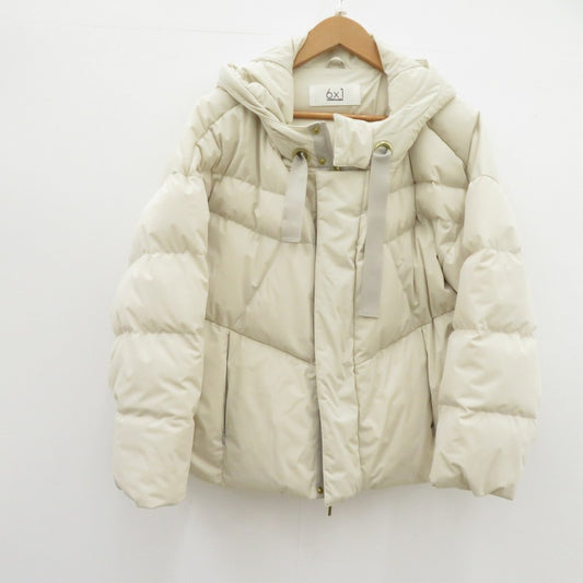 6x1 COPENHAGEN COCOON DOWN JACKET ダウンジャケット S06-02-007/参考価格\99,000- ホワイト サイズ：1【瀬戸大橋店】
