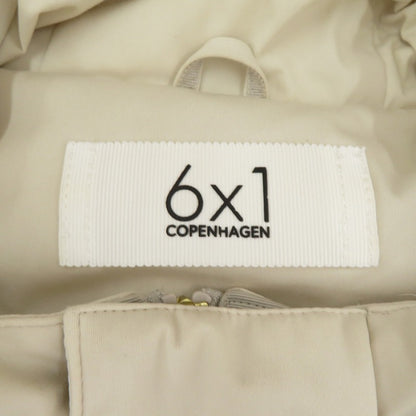 6x1 COPENHAGEN COCOON DOWN JACKET ダウンジャケット S06-02-007/参考価格\99,000- ホワイト サイズ：1【瀬戸大橋店】