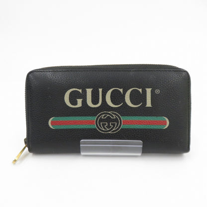 GUCCI | グッチ ヴィンテージ ロゴ 長財布 496317・1147 ブラック【瀬戸大橋店】