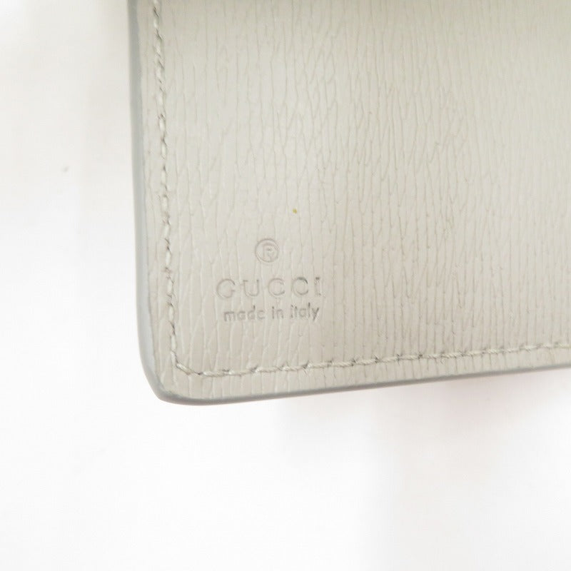 GUCCI | グッチ スクリプト カードケース ウォレット 二つ折り財布 772640・2149 グレー【瀬戸大橋店】