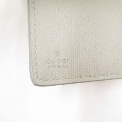 GUCCI | グッチ スクリプト カードケース ウォレット 二つ折り財布 772640・2149 グレー【瀬戸大橋店】