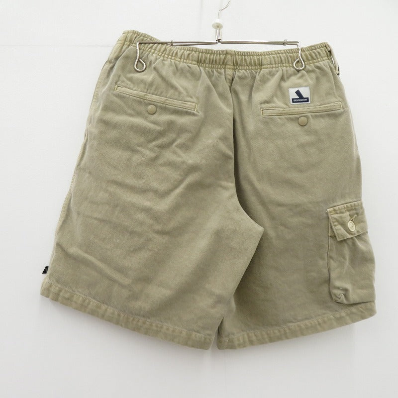DESCENDANT | ディセンダント MULE / TWILL SHORTS PIGMENT DYE ショートパンツ 241WVDS-PTM07 ベージュ サイズ：2【瀬戸大橋店】