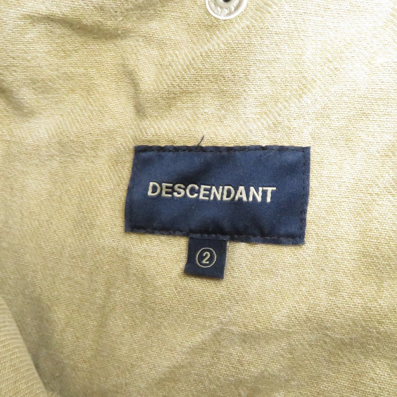 DESCENDANT | ディセンダント MULE / TWILL SHORTS PIGMENT DYE ショートパンツ 241WVDS-PTM07 ベージュ サイズ：2【瀬戸大橋店】