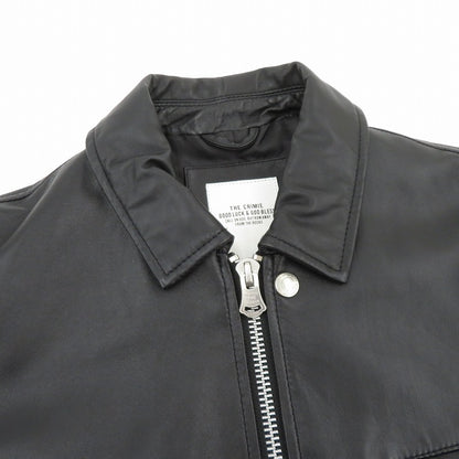 CRIMIE | クライミー LAMB LEATHER SINGLE RIDERS JACKET レザー CR1-02B5-JK06 ブラック サイズ：S【瀬戸大橋店】