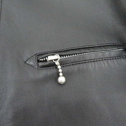CRIMIE | クライミー LAMB LEATHER SINGLE RIDERS JACKET レザー CR1-02B5-JK06 ブラック サイズ：S【瀬戸大橋店】