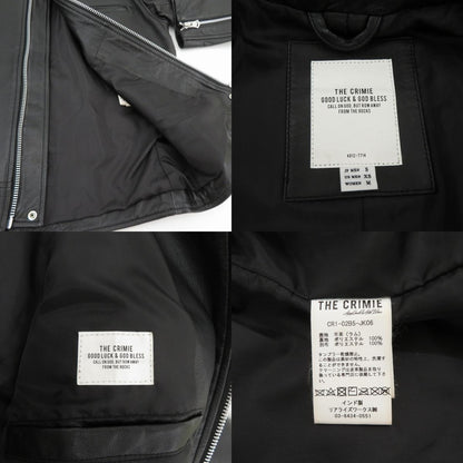 CRIMIE | クライミー LAMB LEATHER SINGLE RIDERS JACKET レザー CR1-02B5-JK06 ブラック サイズ：S【瀬戸大橋店】