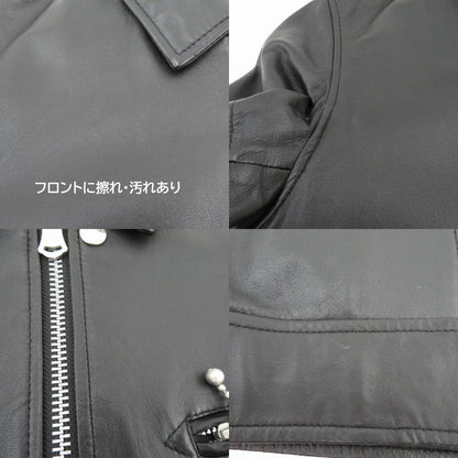 CRIMIE | クライミー LAMB LEATHER SINGLE RIDERS JACKET レザー CR1-02B5-JK06 ブラック サイズ：S【瀬戸大橋店】