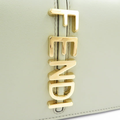 FENDI | フェンディ フェンディグラフィ 財布ショルダー ショルダーバッグ 8BS076 A5DY ライトグリーン【瀬戸大橋店】