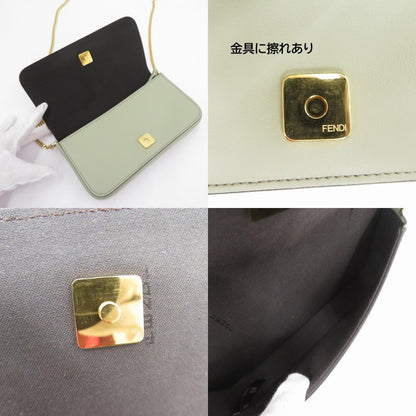 FENDI | フェンディ フェンディグラフィ 財布ショルダー ショルダーバッグ 8BS076 A5DY ライトグリーン【瀬戸大橋店】
