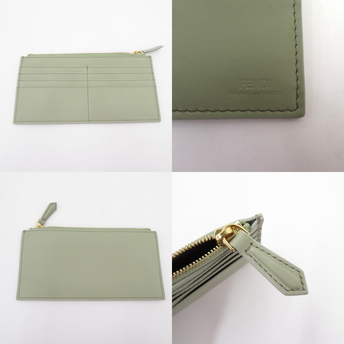 FENDI | フェンディ フェンディグラフィ 財布ショルダー ショルダーバッグ 8BS076 A5DY ライトグリーン【瀬戸大橋店】