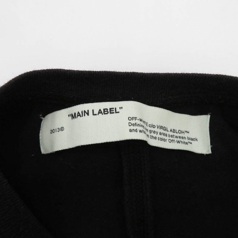 OFF-WHITE | オフホワイト 半袖Ｔシャツ OMAA027E19185005 ブラック サイズ：XS【瀬戸大橋店】