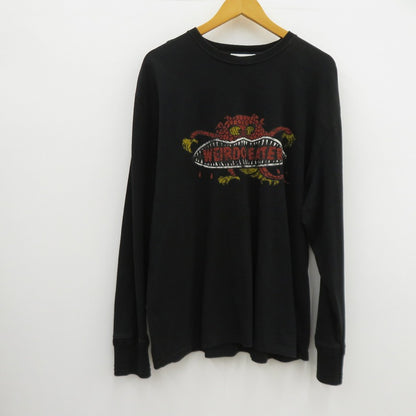 GLAD HAND | グラッドハンド GLAD HAND WEIRDO EATER - L/S T-SHIRTS 長袖Ｔシャツ WRD-23-AW-16 サイズ:2XL ブラック【瀬戸大橋店】