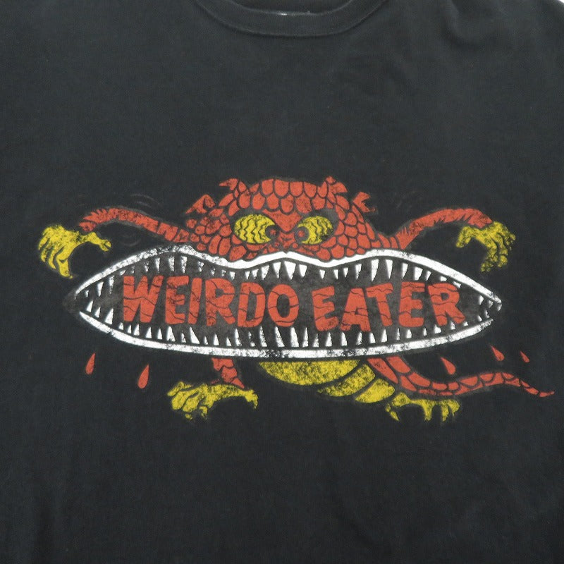 GLAD HAND | グラッドハンド GLAD HAND WEIRDO EATER - L/S T-SHIRTS 長袖Ｔシャツ WRD-23-AW-16 サイズ:2XL ブラック【瀬戸大橋店】