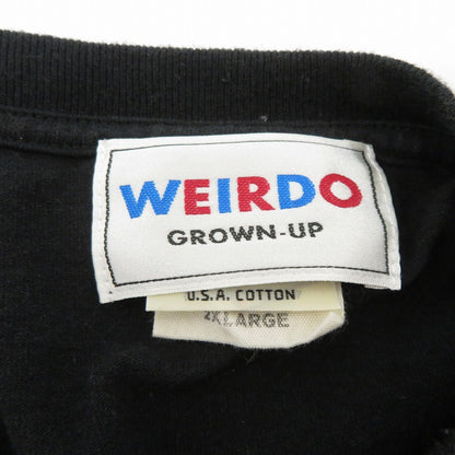 GLAD HAND | グラッドハンド GLAD HAND WEIRDO EATER - L/S T-SHIRTS 長袖Ｔシャツ WRD-23-AW-16 サイズ:2XL ブラック【瀬戸大橋店】