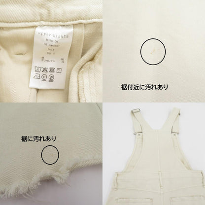 upper hights | アッパーハイツ ワンピース 861BSK-CHK サイズ:0 ホワイト【瀬戸大橋店】