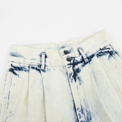AIVER 加工バギーデニムスラックス デニムパンツ ACBLC0723003 ホワイト サイズ：S【瀬戸大橋店】