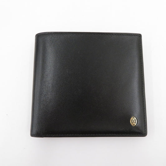 CARTIER | カルティエ パシャ ドゥ カルティエ 二つ折り財布 L3000128 ブラック【瀬戸大橋店】