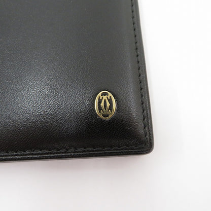 CARTIER | カルティエ パシャ ドゥ カルティエ 二つ折り財布 L3000128 ブラック【瀬戸大橋店】