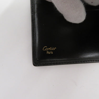 CARTIER | カルティエ パシャ ドゥ カルティエ 二つ折り財布 L3000128 ブラック【瀬戸大橋店】