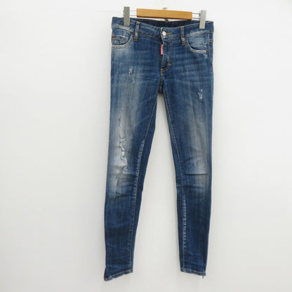DSQUARED2 | ディースクエアード 裾ジップ デニムパンツ S72LA0631 ブルー サイズ：38【瀬戸大橋店】