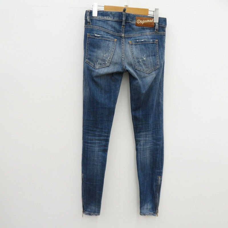 DSQUARED2 | ディースクエアード 裾ジップ デニムパンツ S72LA0631 ブルー サイズ：38【瀬戸大橋店】
