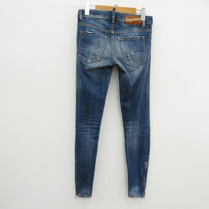 DSQUARED2 | ディースクエアード 裾ジップ デニムパンツ S72LA0631 ブルー サイズ：38【瀬戸大橋店】
