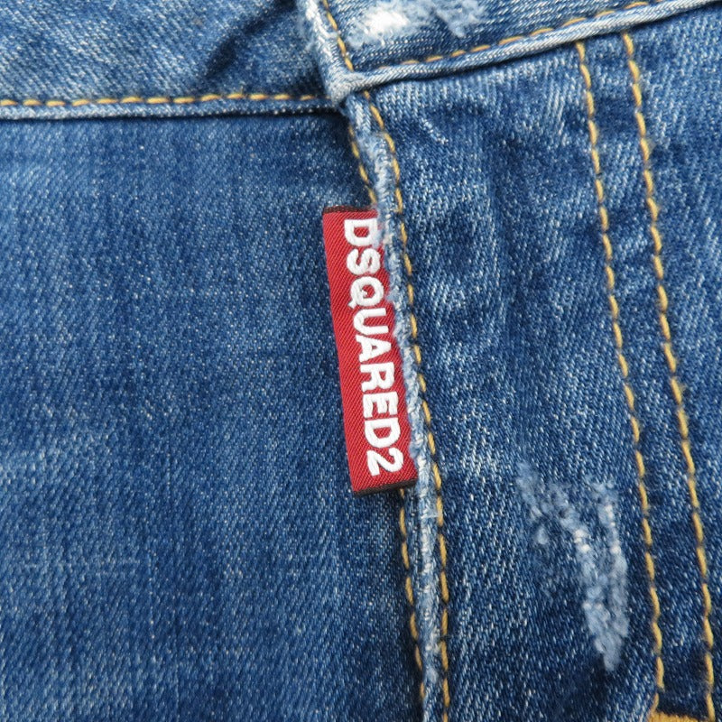 DSQUARED2 | ディースクエアード 裾ジップ デニムパンツ S72LA0631 ブルー サイズ：38【瀬戸大橋店】