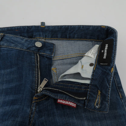 DSQUARED2 | ディースクエアード 裾ジップ デニムパンツ S72LA0631 ブルー サイズ：38【瀬戸大橋店】