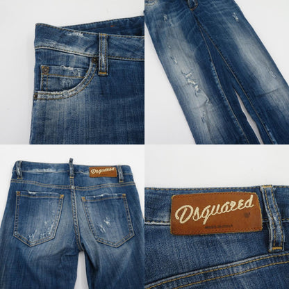 DSQUARED2 | ディースクエアード 裾ジップ デニムパンツ S72LA0631 ブルー サイズ：38【瀬戸大橋店】