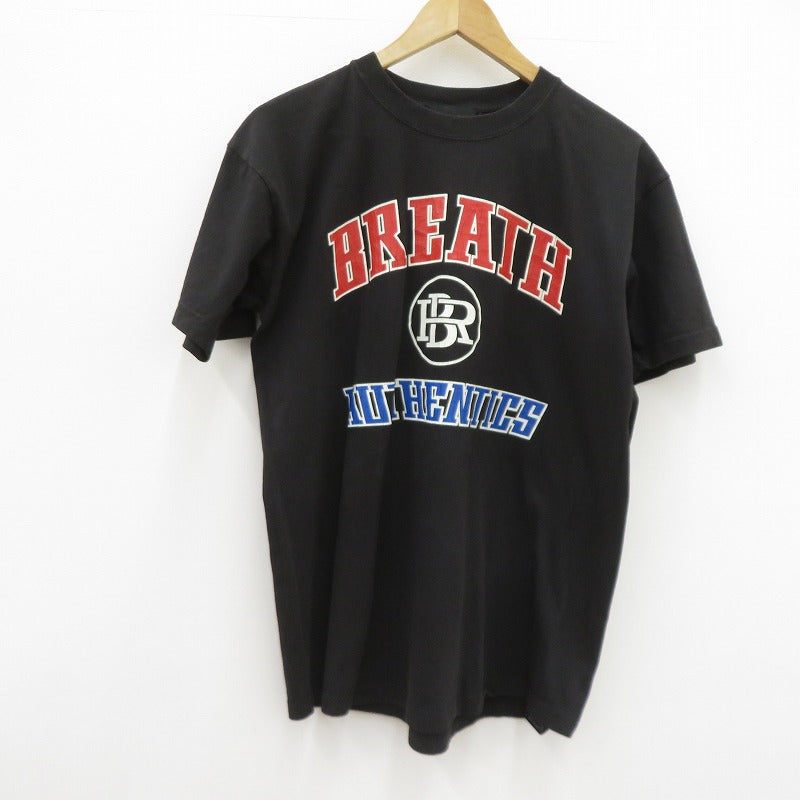 BREATH クラックプリント 半袖Ｔシャツ BR23SS-T7009 ブラック サイズ：L【瀬戸大橋店】