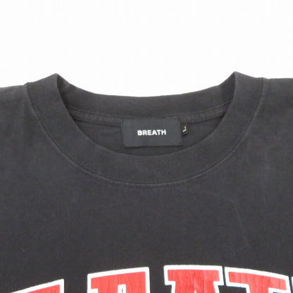 BREATH クラックプリント 半袖Ｔシャツ BR23SS-T7009 ブラック サイズ：L【瀬戸大橋店】