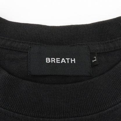 BREATH クラックプリント 半袖Ｔシャツ BR23SS-T7009 ブラック サイズ：L【瀬戸大橋店】