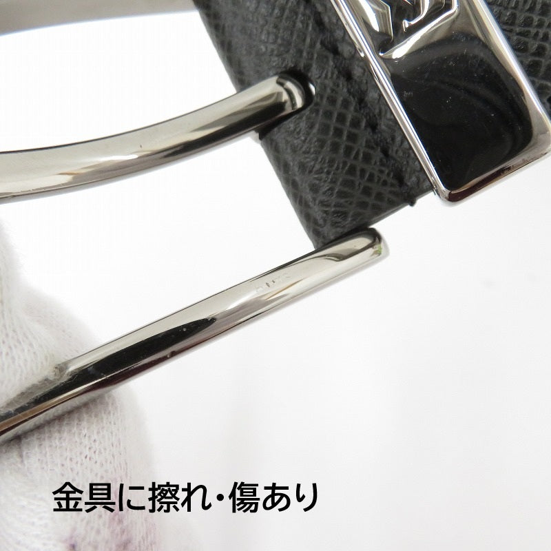 LOUIS VUITTON | ルイ・ヴィトン サンチュール・ポンヌフ ブレイデッド ベルト M0377 ブラック【瀬戸大橋店】