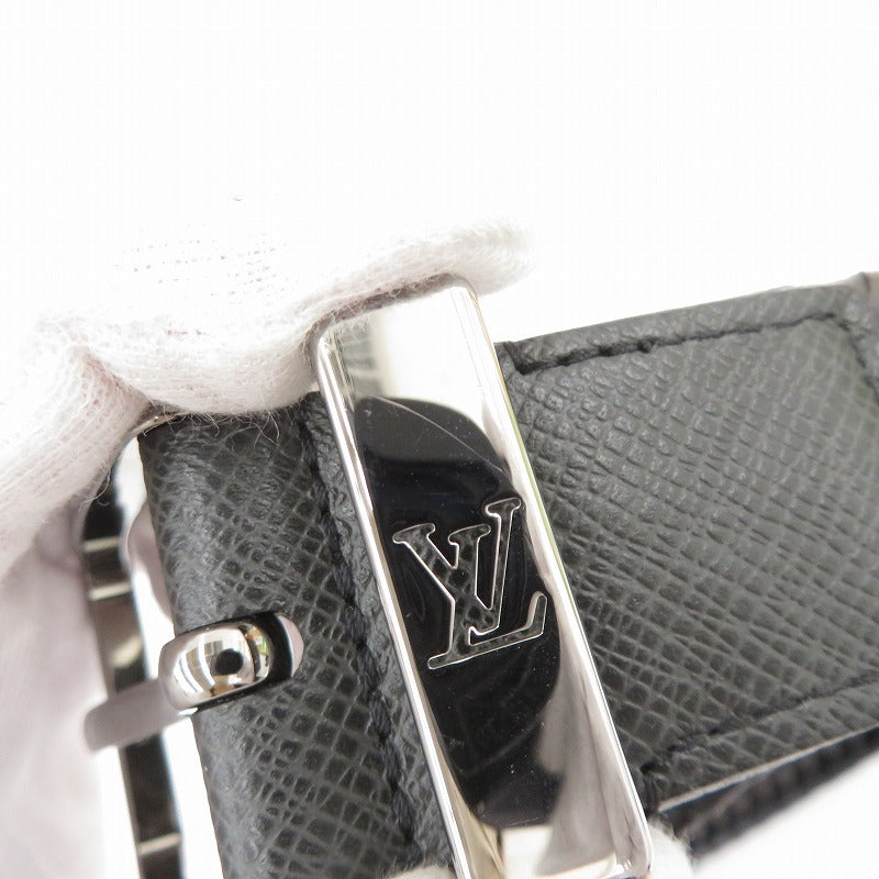 LOUIS VUITTON | ルイ・ヴィトン サンチュール・ポンヌフ ブレイデッド ベルト M0377 ブラック【瀬戸大橋店】