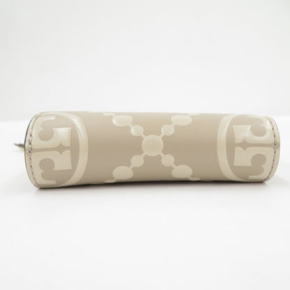 Tory Burch | トリーバーチ Tモノグラム コントラスト エンボス ウォレット 二つ折り財布 146179 020 ベージュ系【瀬戸大橋店】