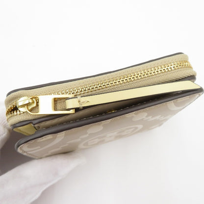Tory Burch | トリーバーチ Tモノグラム コントラスト エンボス ウォレット 二つ折り財布 146179 020 ベージュ系【瀬戸大橋店】