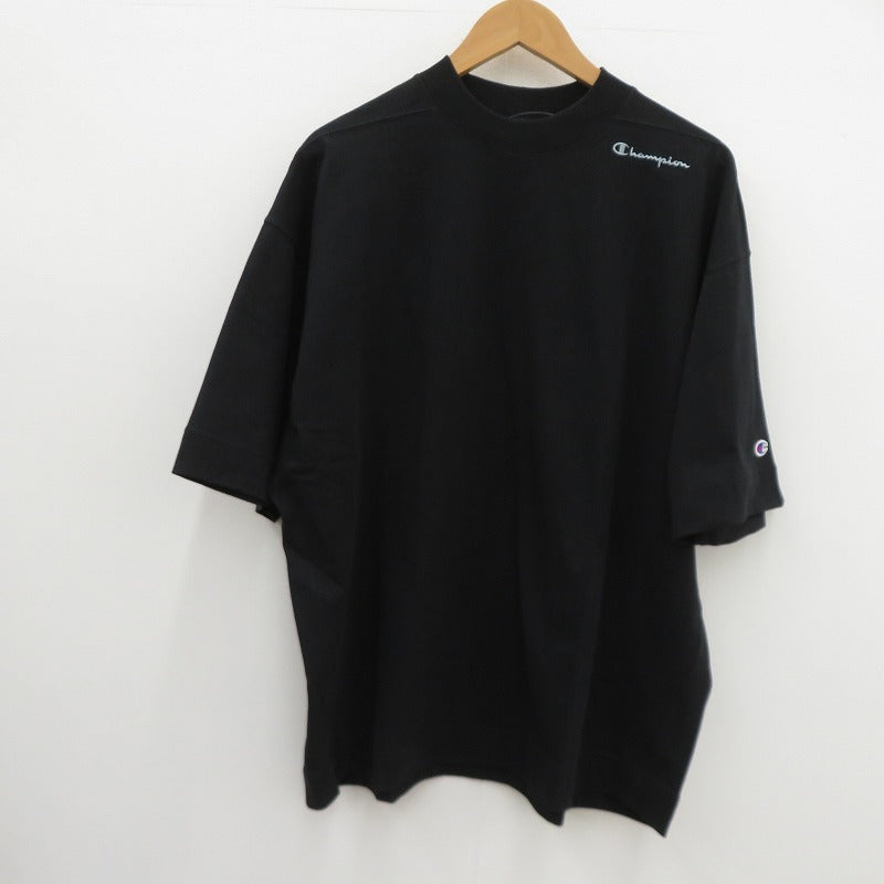 N.HOOLYWOOD | エヌハリウッド × Champion CREWNECK T 半袖Ｔシャツ C8-B360 ブラック サイズ：L【瀬戸大橋店】