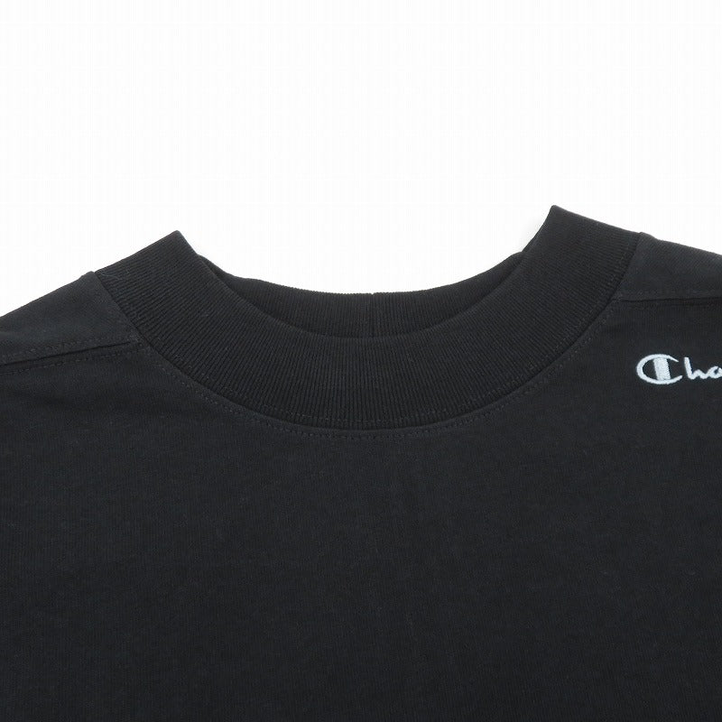 N.HOOLYWOOD | エヌハリウッド × Champion CREWNECK T 半袖Ｔシャツ C8-B360 ブラック サイズ：L【瀬戸大橋店】