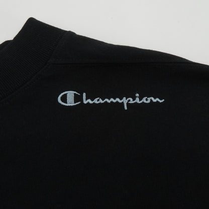 N.HOOLYWOOD | エヌハリウッド × Champion CREWNECK T 半袖Ｔシャツ C8-B360 ブラック サイズ：L【瀬戸大橋店】