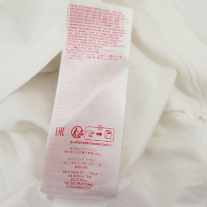 MARNI | マルニ クルーネックロングTシャツ 長袖Ｔシャツ HUMU0274P0 USCV52 ホワイト サイズ：48【瀬戸大橋店】