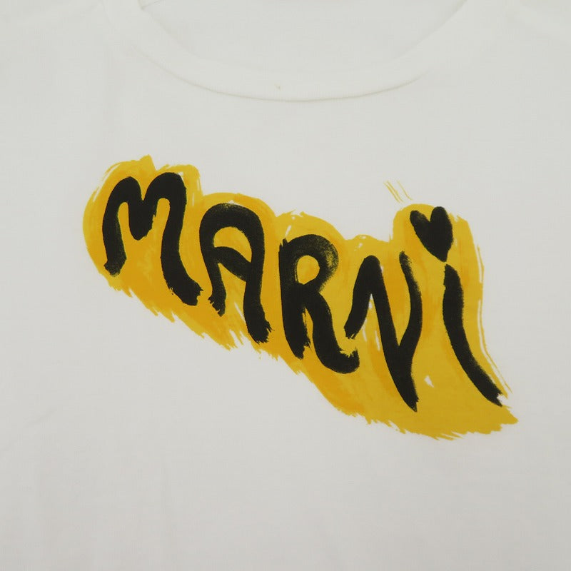 MARNI | マルニ クルーネックロングTシャツ 長袖Ｔシャツ HUMU0274P0 USCV52 ホワイト サイズ：48【瀬戸大橋店】